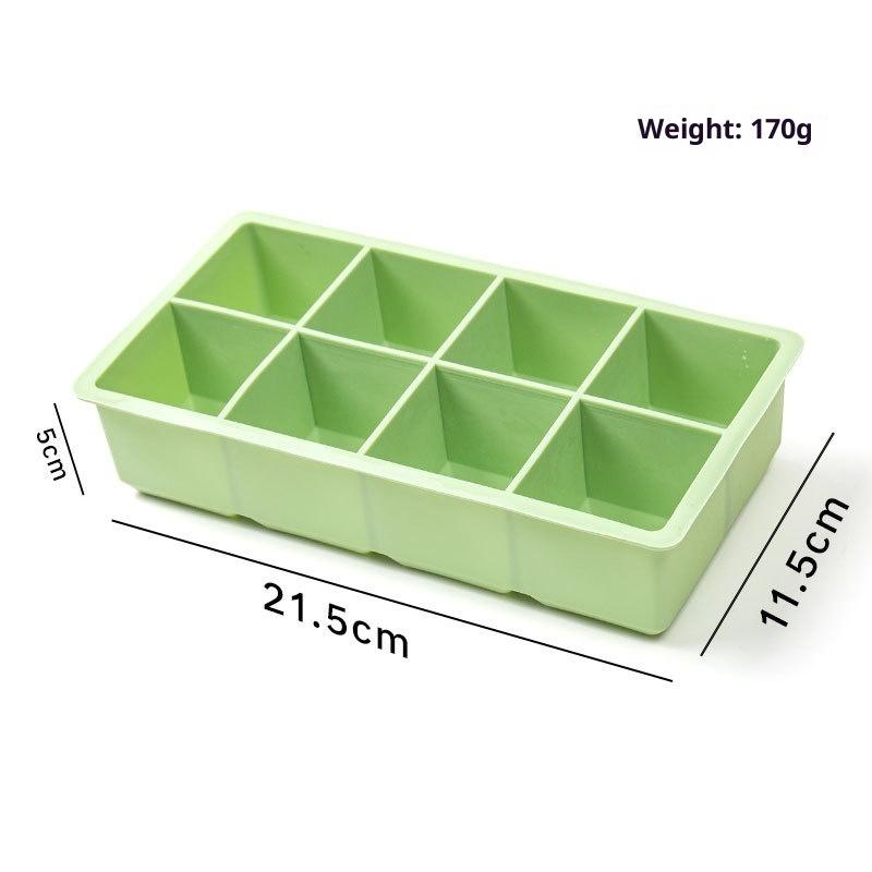 Food Grade Silicone Ice Tray 4/6 Grid Large Cubes Perfect for Summer Parties