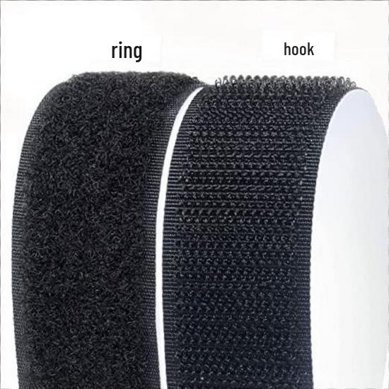 20-110mm Wide Self-Adhesive Hook and Loop Tape - Trace-Free Double-Sided Velcro Tape