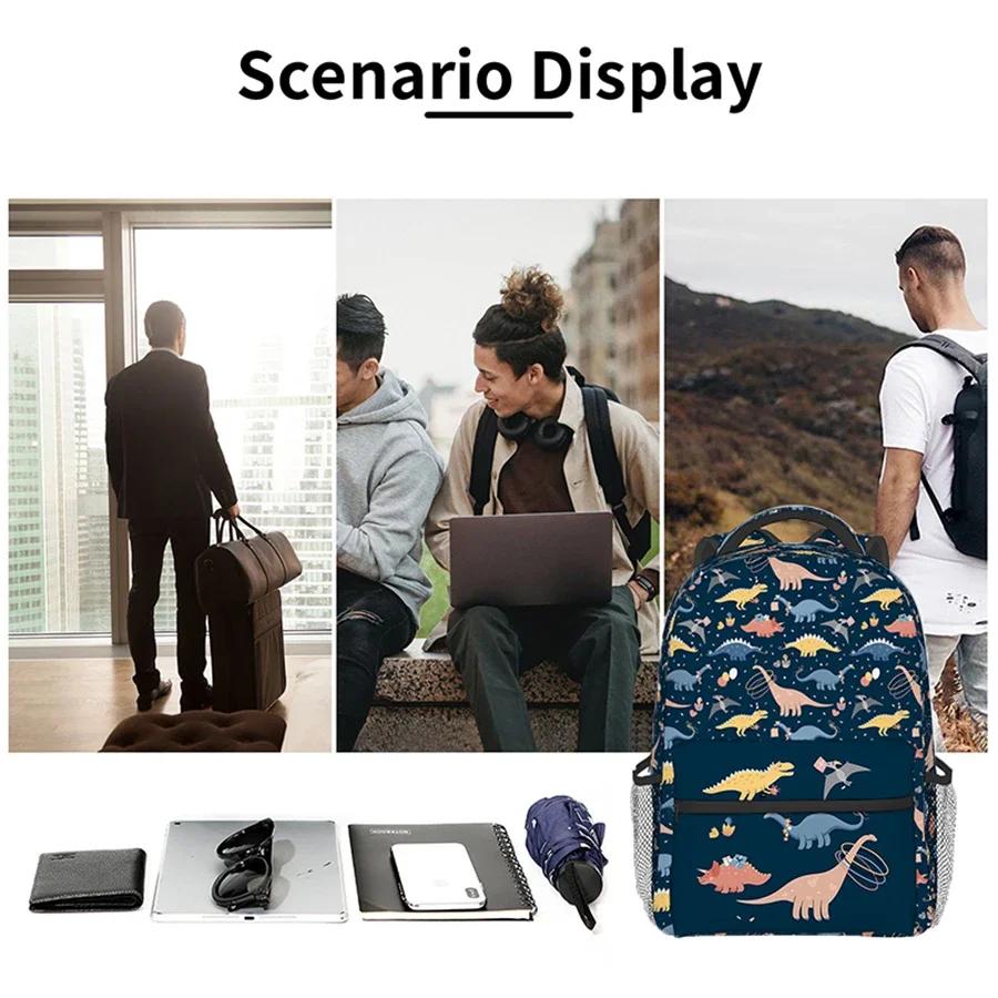 Bird Print 3Pcs/Set Rucksack with Messenger Tote ,Pencil Bags for Male/Female Best Gift Comic Learner Student Bags