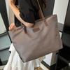 Large Capacity Commuting Bag for Women New Casual Carry-on Shopping Bag Shoulder Bag College Student Class Tote Bag