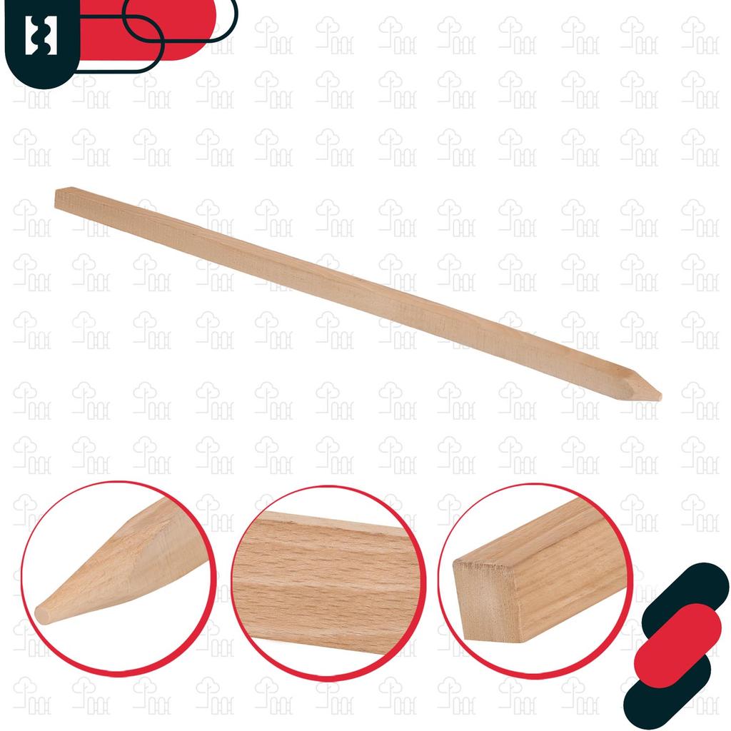 Kotarbau® Wooden Tomato Vegetable Garden Stakes Support For Shrub Trees 50 Cm Set Of 20