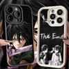 Phone Case for iPhone 17 Air 16E 15 16 Pro Max A-Attack On T-Titan Mikasa Cover 14 Plus 13 12 Mini Soft Shell Silicone Fundas