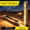 USB Rechargeable Solar LED Light Bar High Power Waterproof LED Portable Camping Lamp Portable Magnetic Base Night Light Garage