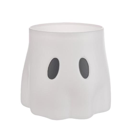 Ghost Bucket Resin Ghost Planter Pot Candy Bowl Halloween Flower Vase Fern Display Stand for Indoor Outdoor Home Garden Decor