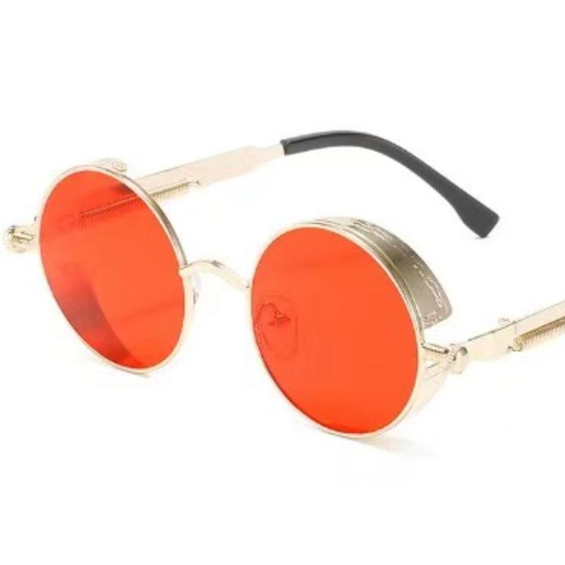 Steampunk Sunglasses, Vintage Round Sunglasses, Fashion Retro Trend Shades