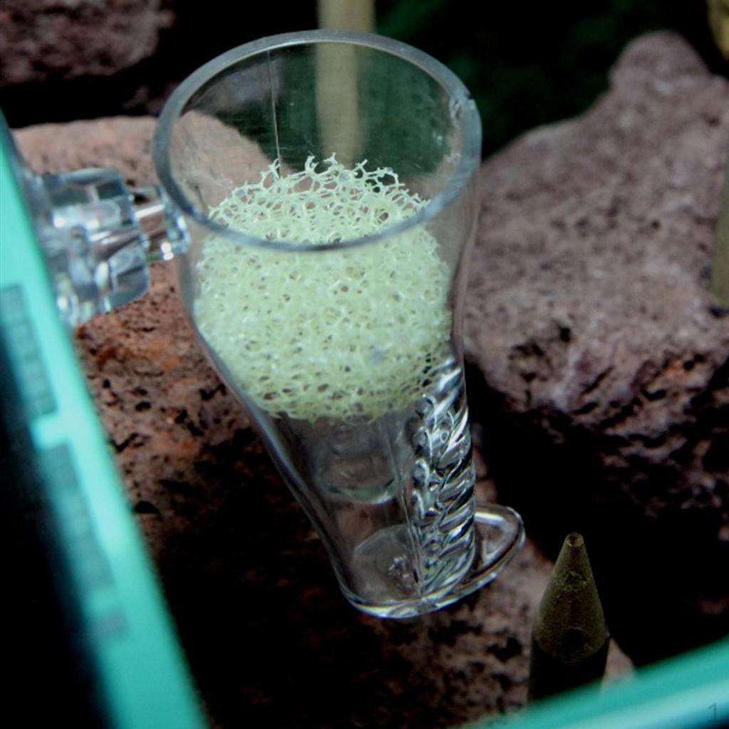 

Акриловая чашка для кормления, кормушка для рыб с живыми красными червями, аквариумы с отверстием Uncovered