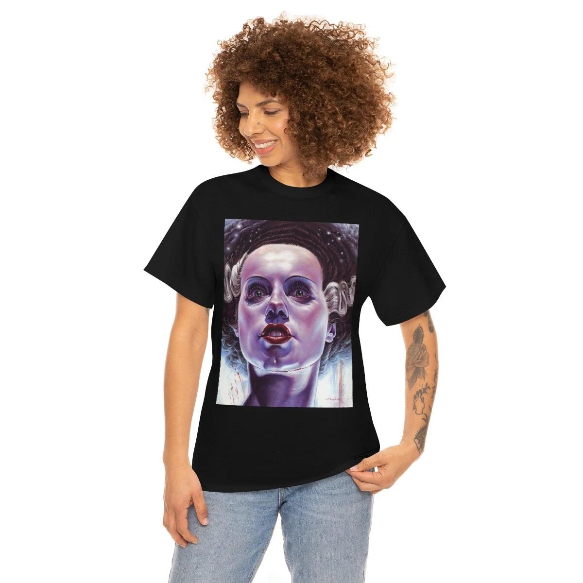 BRIDE of FRANKENSTEIN Unisex Heavy Cotton Tee L