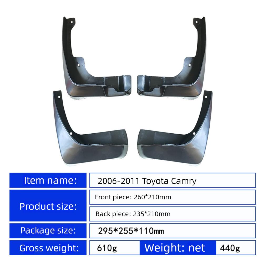 For Toyota Camry Altis Aurion XV40 2007 2008 2009 2010 2011 Fender Mudguard Mud Flaps Guard Splash Flap Mudguards Car Accessorie