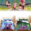 Hunters Kpop Demon Digital Print Duvet Cover Pillowcase Set Bedroom Bedding