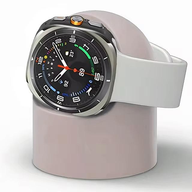 

Silicone Charging Storage Rack for Samsung Galaxy Watch Ultra 47mm Charging Bracket for Galaxy Watch Ultra 47mm Accessories Galaxy Watch Ultra светло-розовый