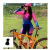 Triathlon Cycling Suit Spring and Summer Women's Long-sleeved Onesie Suit Close-fitting Breathable Quick-drying Tights 2026