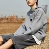 Li Ning CF Embroidered Letter Loose Drawstring Casual Shorts Men Shorts Thunder-Grey AKSR669-3