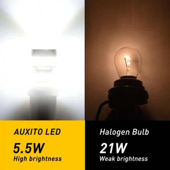 Super Bright 1157 LED Reverse Backup Light 6000K White Parking DRL Bulbs