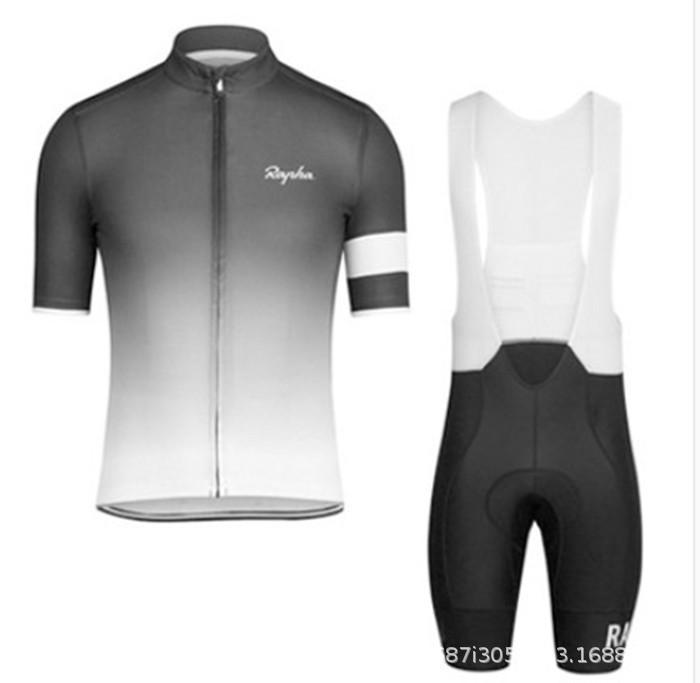Spot RAPHA Summer Cycling Suit Short-sleeved Suit Men's and Women's Breathable Road Mountain Bike Cycling Pants