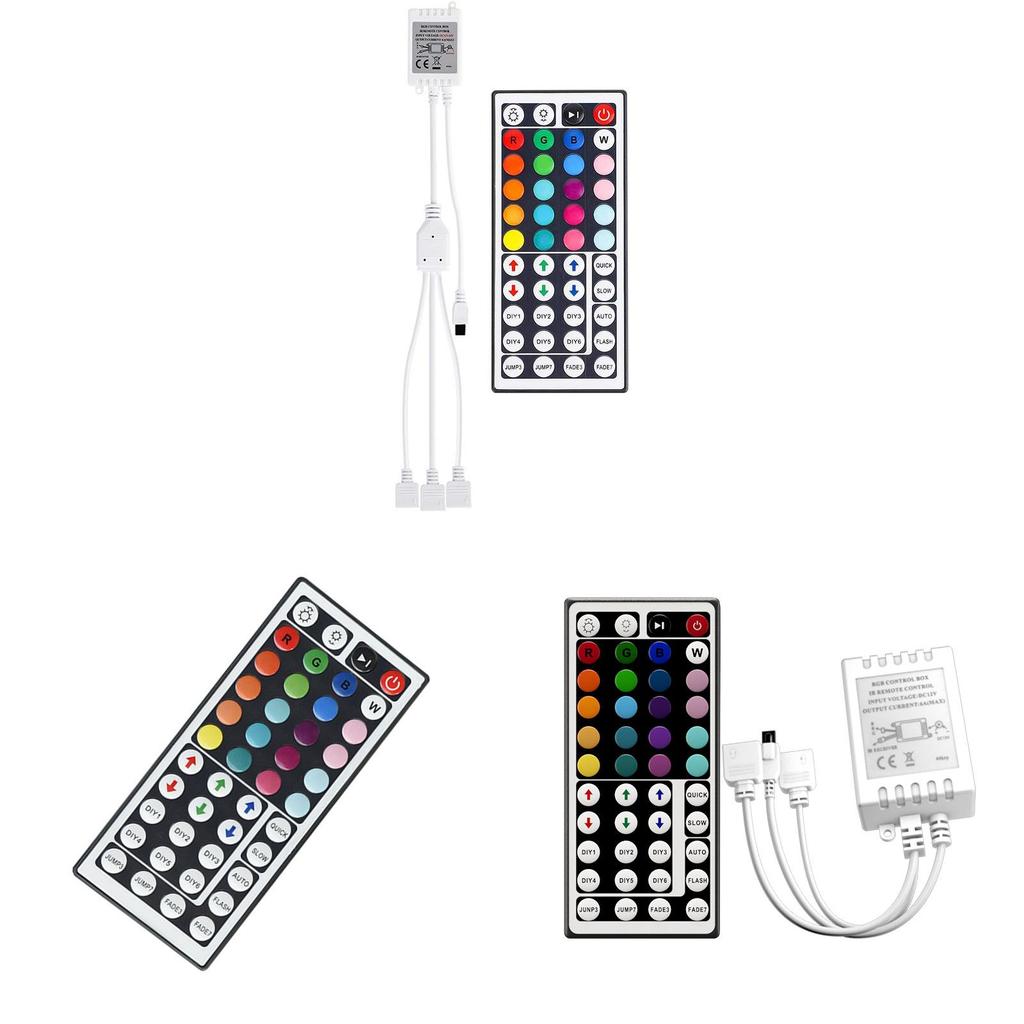Rgb Led Light Strip Controller With Ir Remote For Home Decor And Dimming