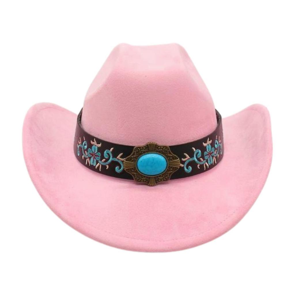 Foreign Trade  Tourism Top Hat Niche Western Cowboy Hat Niche Ethnic Style Skull Stage Dance Performance Hat