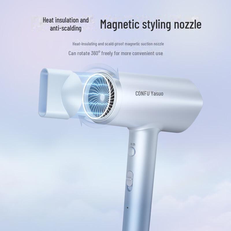 Kangfu Quick-Dry Hair Dryer: Constant Temperature & Ion Care for Household Use