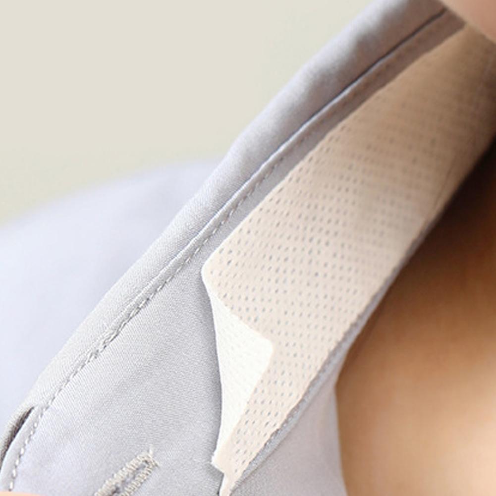 Disposable Men Women Collar Protector Sweat Pads Collar Sweat Absorbent Patch Self-Adhesive Anti-dirt Collar Hat Neck Liner Pads