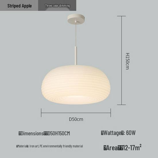 Nordic Creative Cartoon Pumpkin Pendant Light for Restaurant, Living Room, or Children's Bedroom