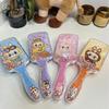 Colorful Cartoon Bristle Air Cushion Comb - High-Value, Transparent Massage Comb