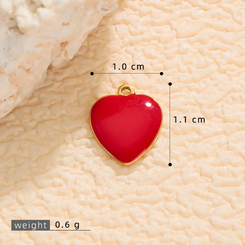 

High-End Heart Butterfly Pendant DIY Stainless Steel Phone Charm Necklace & Bracelet Jewelry