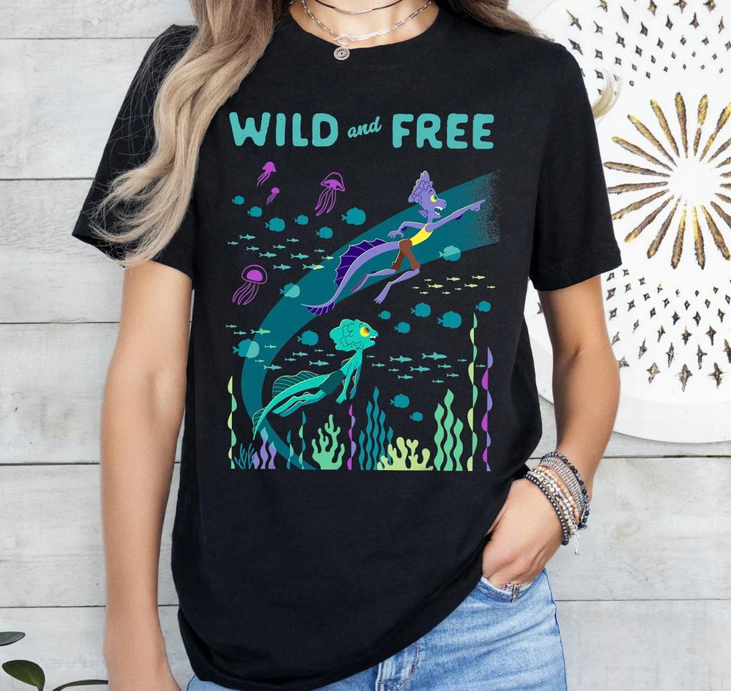 Luca Funy Wild And Free Luca And Friends Characters TShirt 2025