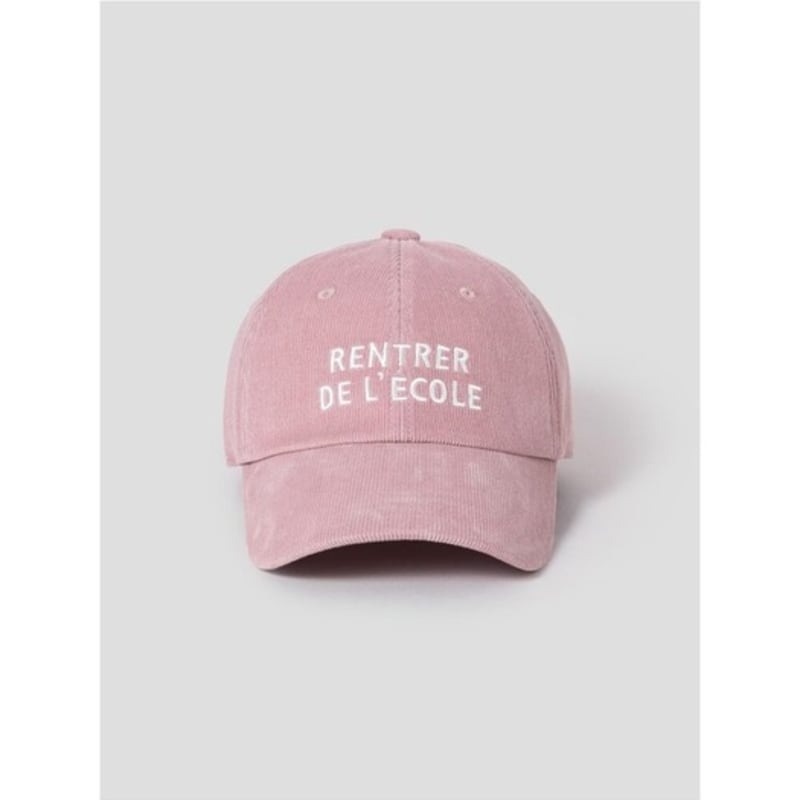 8SECONDS Corduroy Bold Letter Ball Cap Light Pink (19588BWY4Y)
