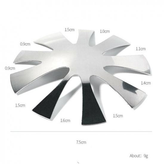 Nail Art Tool Stencil French Tip Smile Line Multi-Sizes Easy Edge Cutter Trimme^