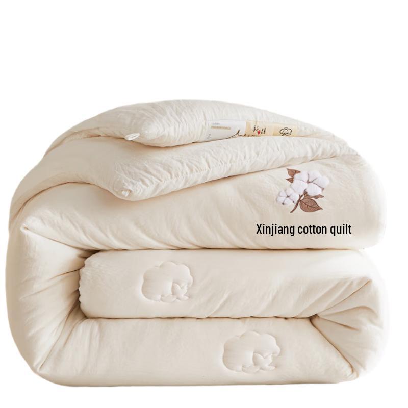 

Jinho Class A 100% Xinjiang Cotton Towel Embroidered Comforter 150x200cm, 6 jin