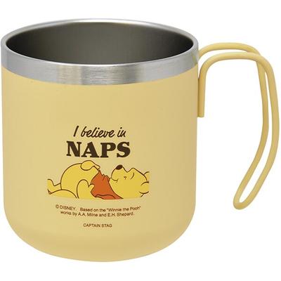 Captain Stag Ma 2332 [double Stainless Steel Mug Vacuum Insulated Heat Cold Insulation 300ml Disney Winnie The Pooh Nap]