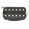 Musiclily Pro Alnico 5 Humbucker Pickup Ridge PU for Electric Black LP-OBLA Guitar,