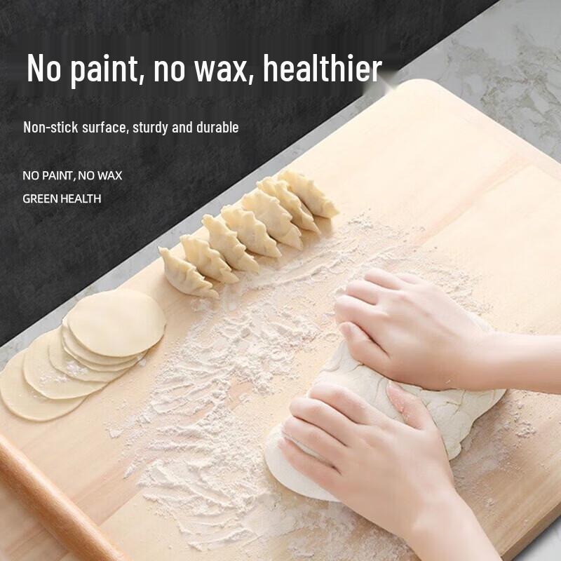 OEING Willow Wood Solid Rectangular Cutting and Dough Board