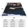 Jongho Korean Singer Soft Durable Blankets Ateez Guitar Camping Throw Blanket Winter Design Flannel Bedspread Sofa Bed Cover