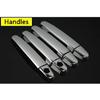 for TOYOTA Corolla 10 E140 E150 (2006-2013) Luxurious Chrome Door Handle Car Covers Accessories Car Stickers Car Styling