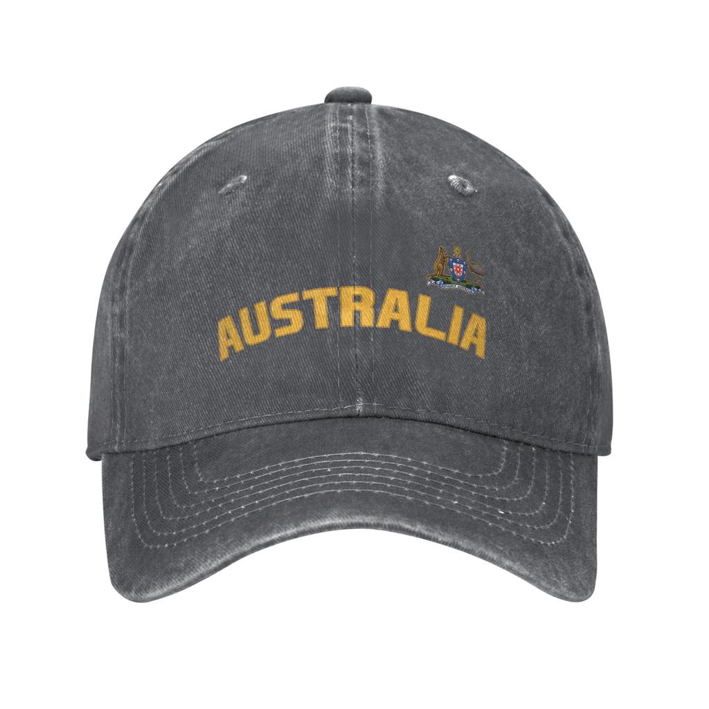 Vintage Australien Flagge Australischer Stolz Internationale Baseballkappe Unisex Abgenutzte Baumwolle Snapback Hut Land Outdoor Geschenk