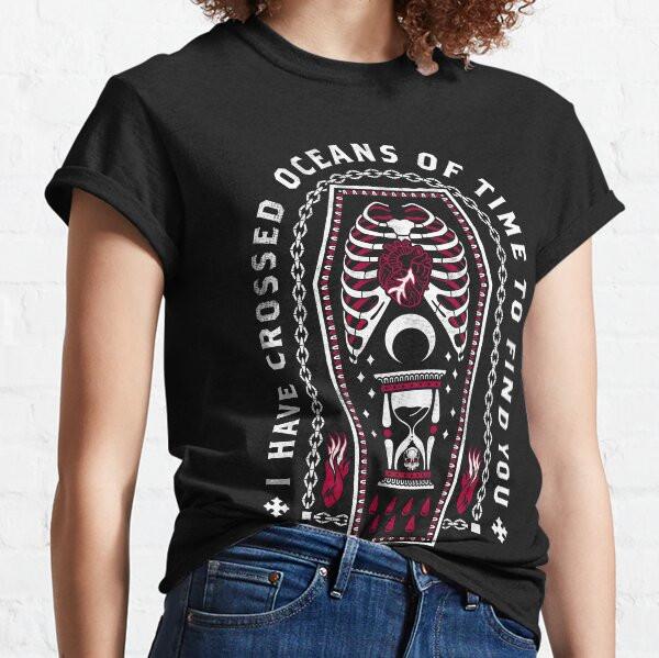 Oceans of Time Dracula Vampire Quote Classic T Shirt T-shirt XL
