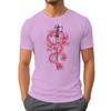 2026 Fashion Trend Unisexs Tshirts Personalized Geometric Dragon Print T Shirts Casual Style Katana And Dragon Print Streetwear