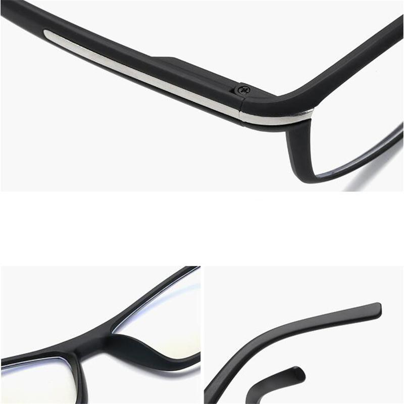 Фотохромні Окуляри для Зору за Рецептом при Короткозорості Жіночі Чоловічі Фірмові Дизайнерські Квадратні Окуляри для Короткозорості з Захистом від Синього Світла -0.5 -0.75 До -6