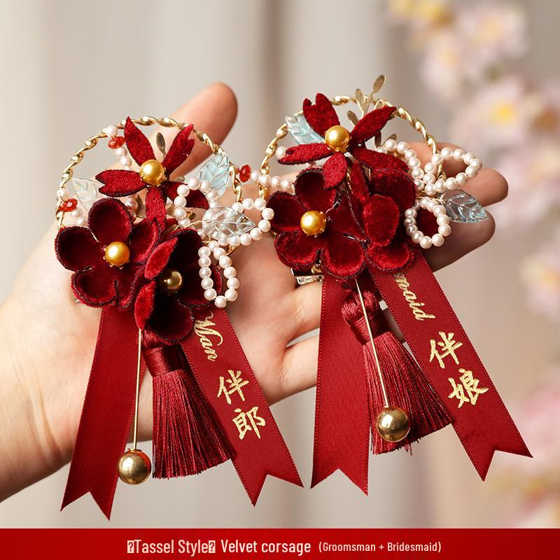 Wedding Boutonniere & Corsage for Groom, Bride, Parents, Best Man, Bridesmaid