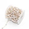 Handmade Copper-Plated Pearl Chains for DIY Jewelry & Glasses Accessories