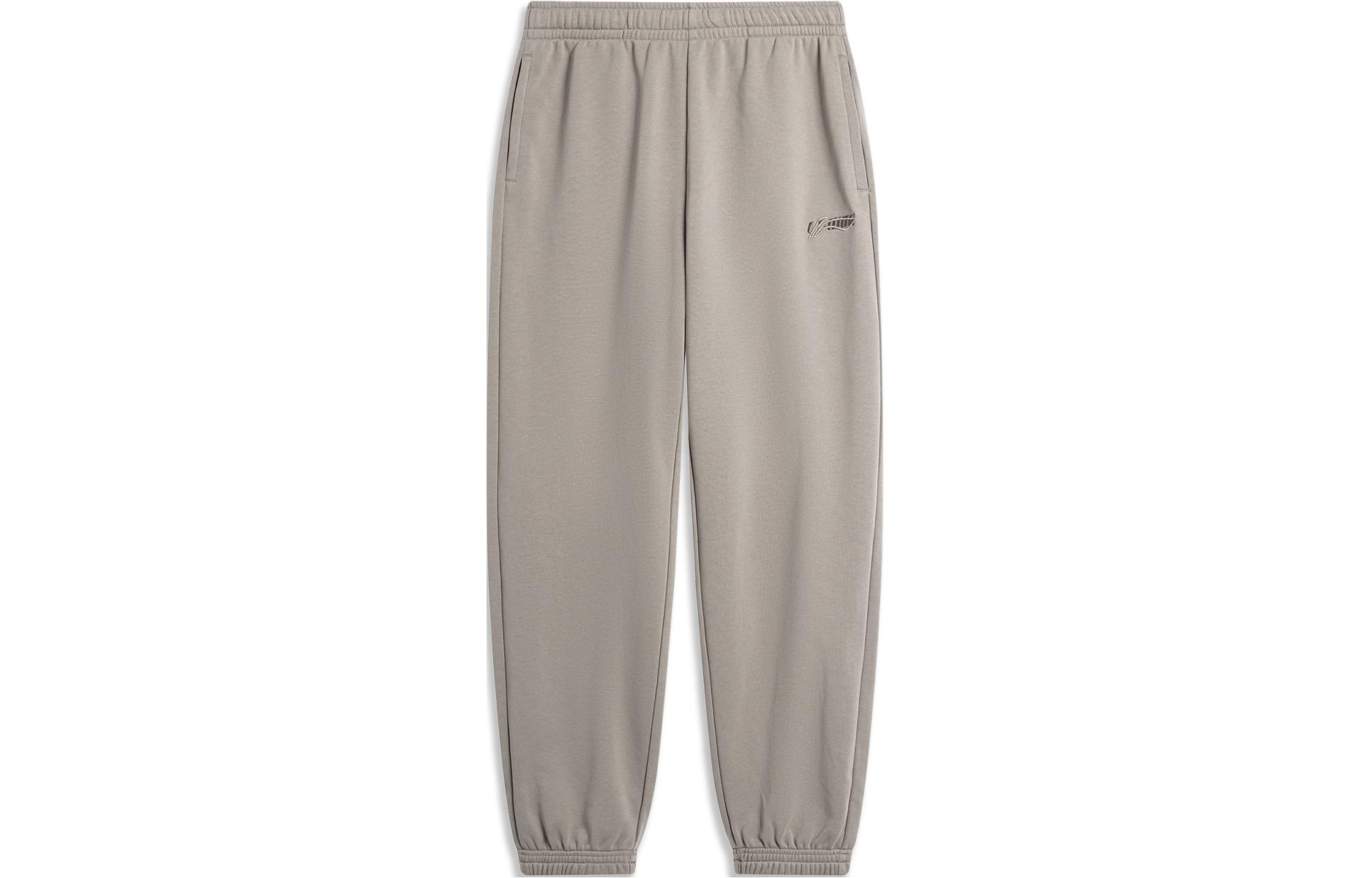 Li Ning Sports Life Collection Knitted Sweatpants Men s Pomegranate Skin Yellow C AKLU823-4 S