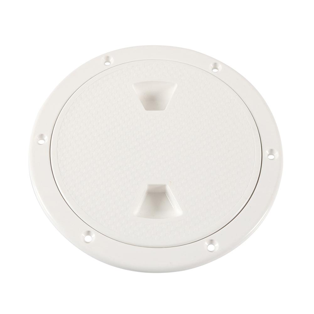 4/6/8 Inch Deck Inspection Access Hatches Cover Boat Hatches Deck Plate Non Slip Plastic Double Waterproof for Marine Boat Yacht