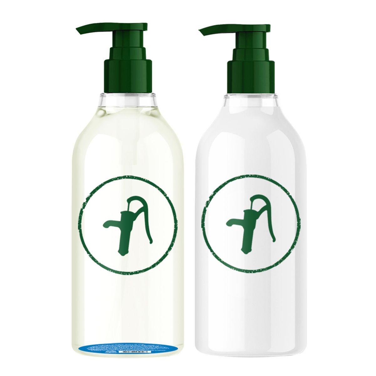 Green Pump Moisture Shampoo + Moisture Treatment