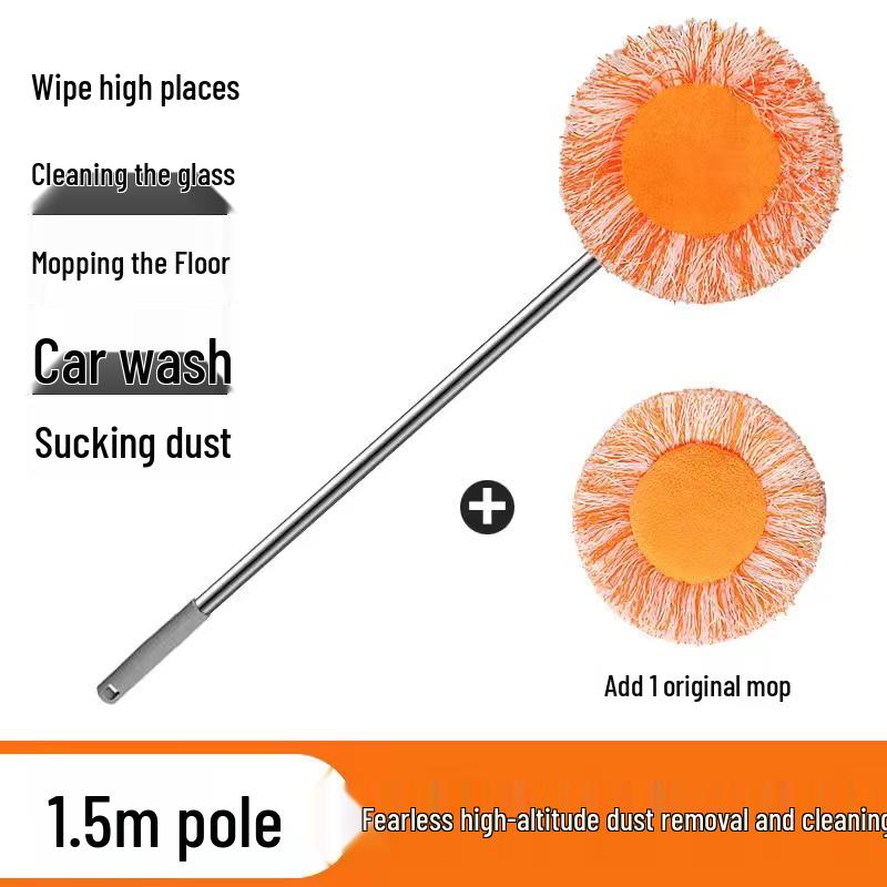 2025 Sunflower Telescopic Mop: Multifunctional Cleaning for Walls and Ceilings
