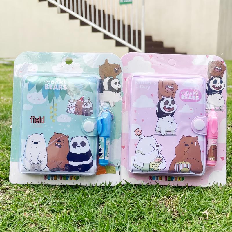 Dinosaur-Themed Cute Mini Notebook & Pen Set for Kids