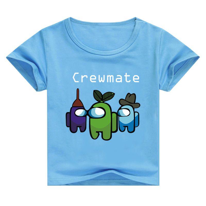 T-Shirt Spiel Betrüger Crewmitglied Jungen Mädchen Rundhals T-Shirt Kinder