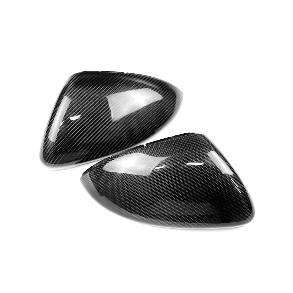 Carbon Fiber For VW Golf 7 MK7 MK7.5 R GTI GTE GTD VII 2013- 2018 Touran 2016-17 Car Side Rearview Back Mirror Cover Replacement