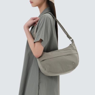 Bright Hobo Bag Tan Gray (S25SWFCB77)