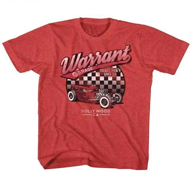 Warrant Garage Cherry Pick n Since 83 Hollywood Youth T Shirt 2T-YXL Hard Rock 4XL