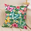 Exotic Jungle Print Cushion Cover Pillow Case Short Plush Square Throw Pillow Covers Pillowcase Sofa Home Decor Gift